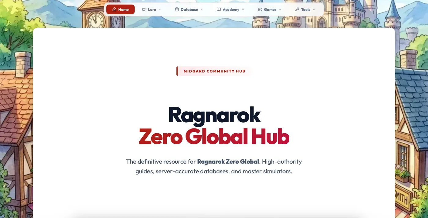 MidgardHub – strona gamingowa